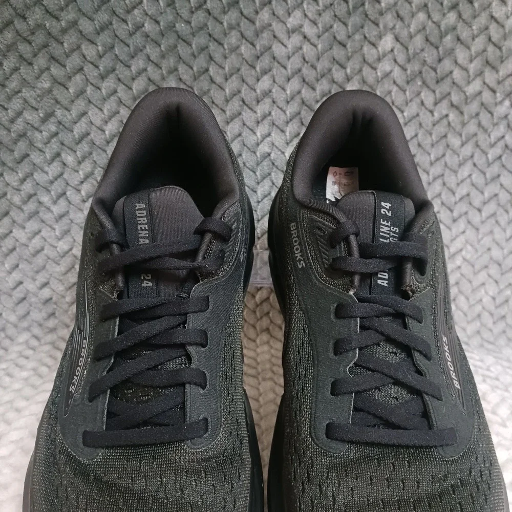 Brooks Adrenaline GTS 24 Black Ebony Women's Walking Running Shoes Size 9.5